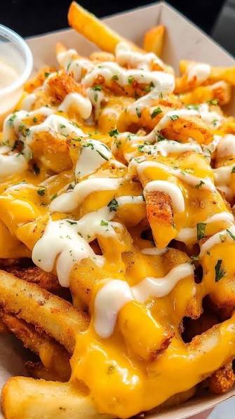 A serving of Cheesy Fries